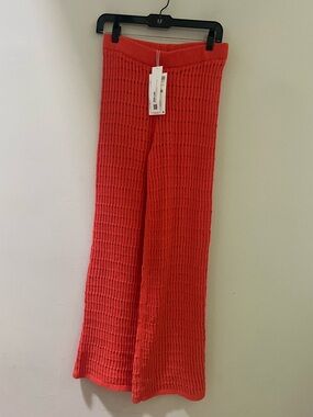 Zara woman’s Knit swimsuit cover up Wide-Leg Pants
